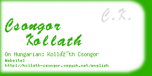 csongor kollath business card